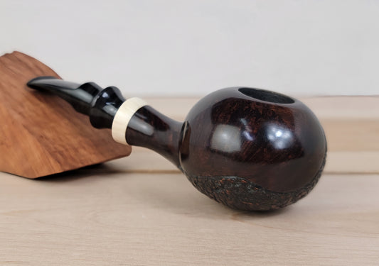 Bent Tomato Pipe Smooth/Rusticated