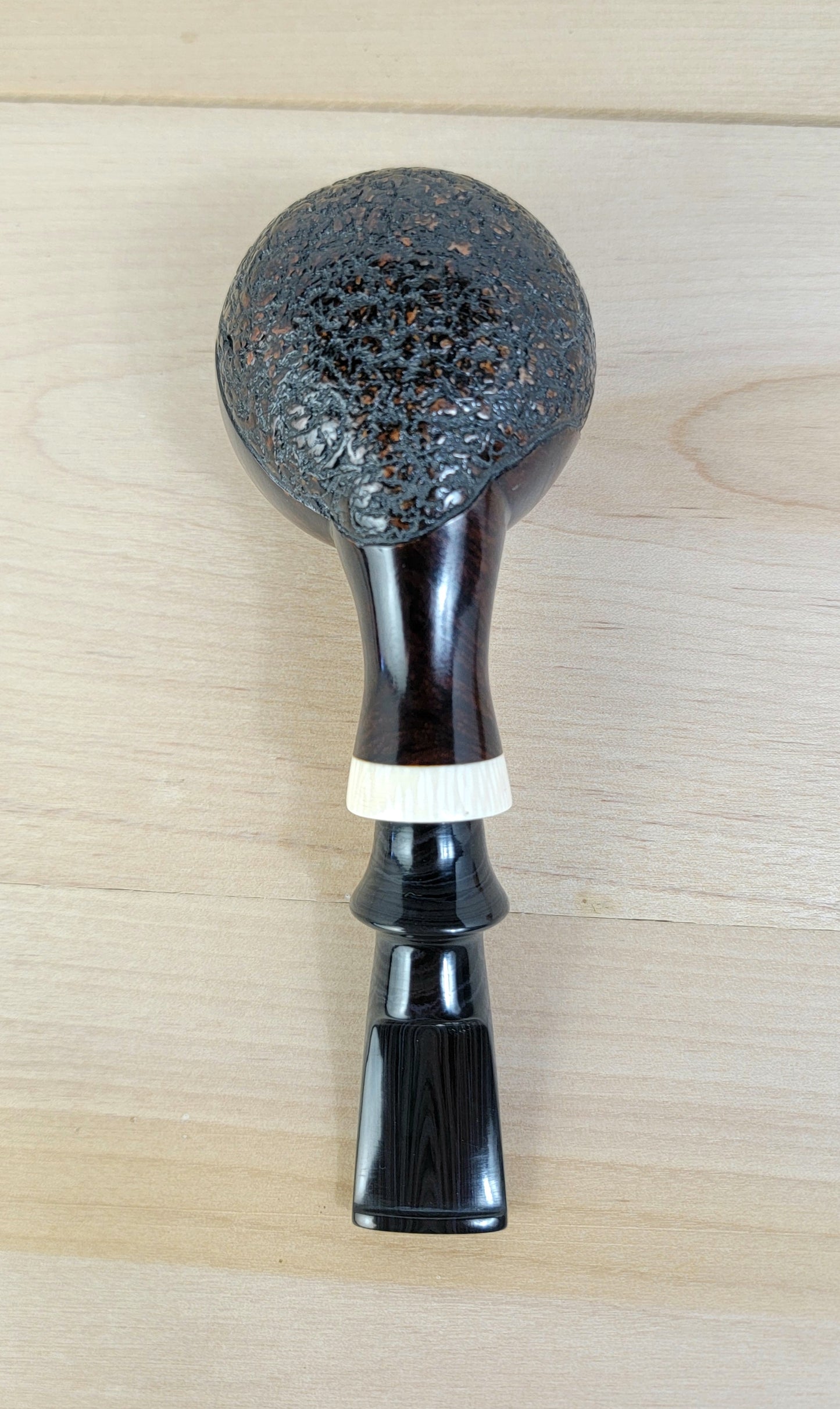 Bent Tomato Pipe Smooth/Rusticated