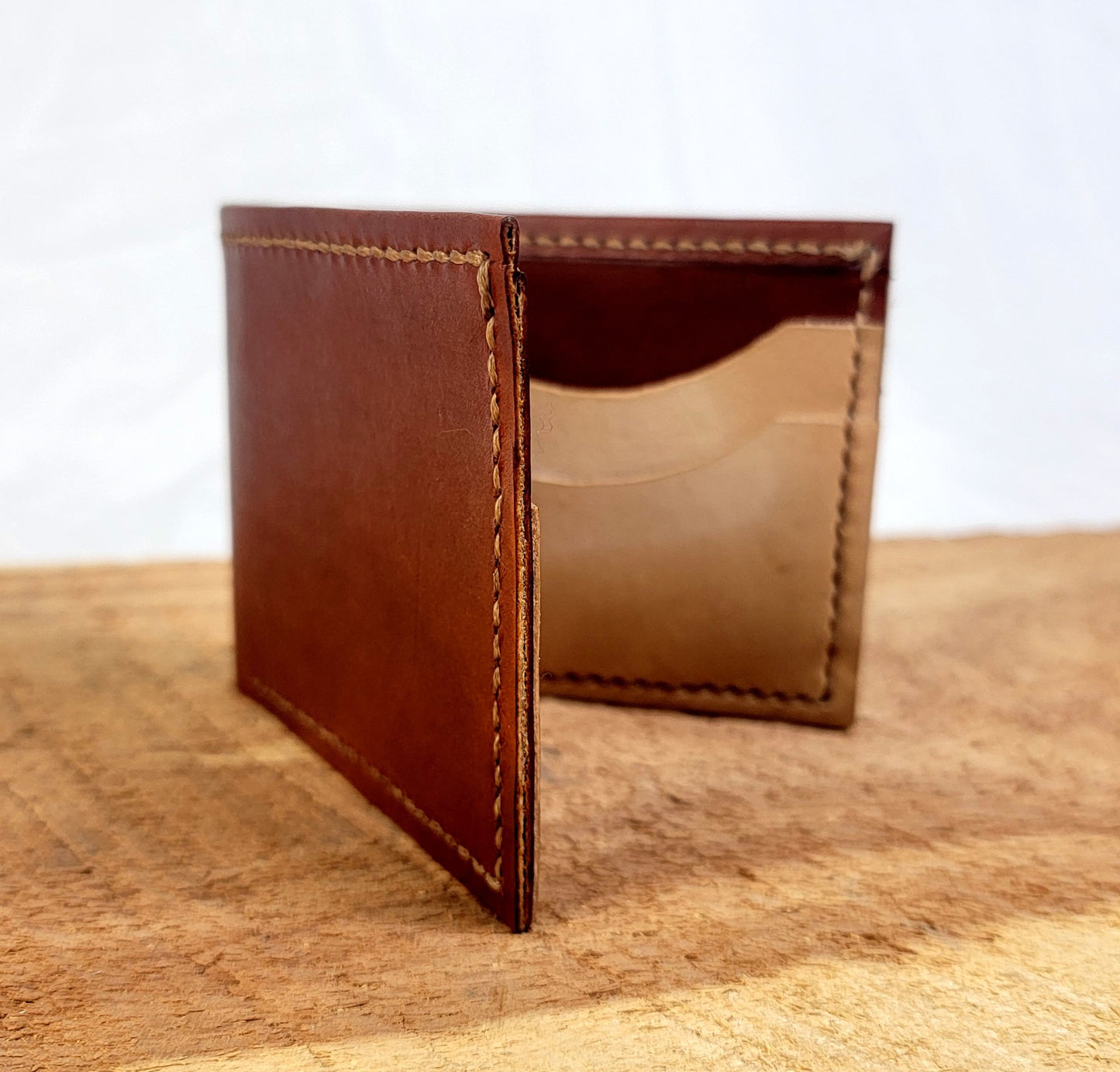 Handmade Veg-tan Leather Wallet