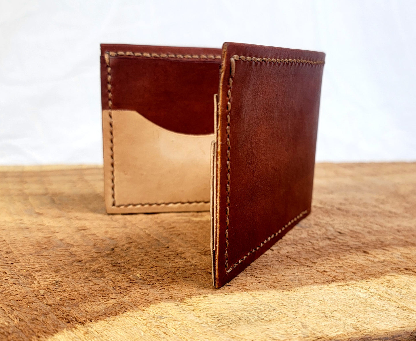 Handmade Veg-tan Leather Wallet