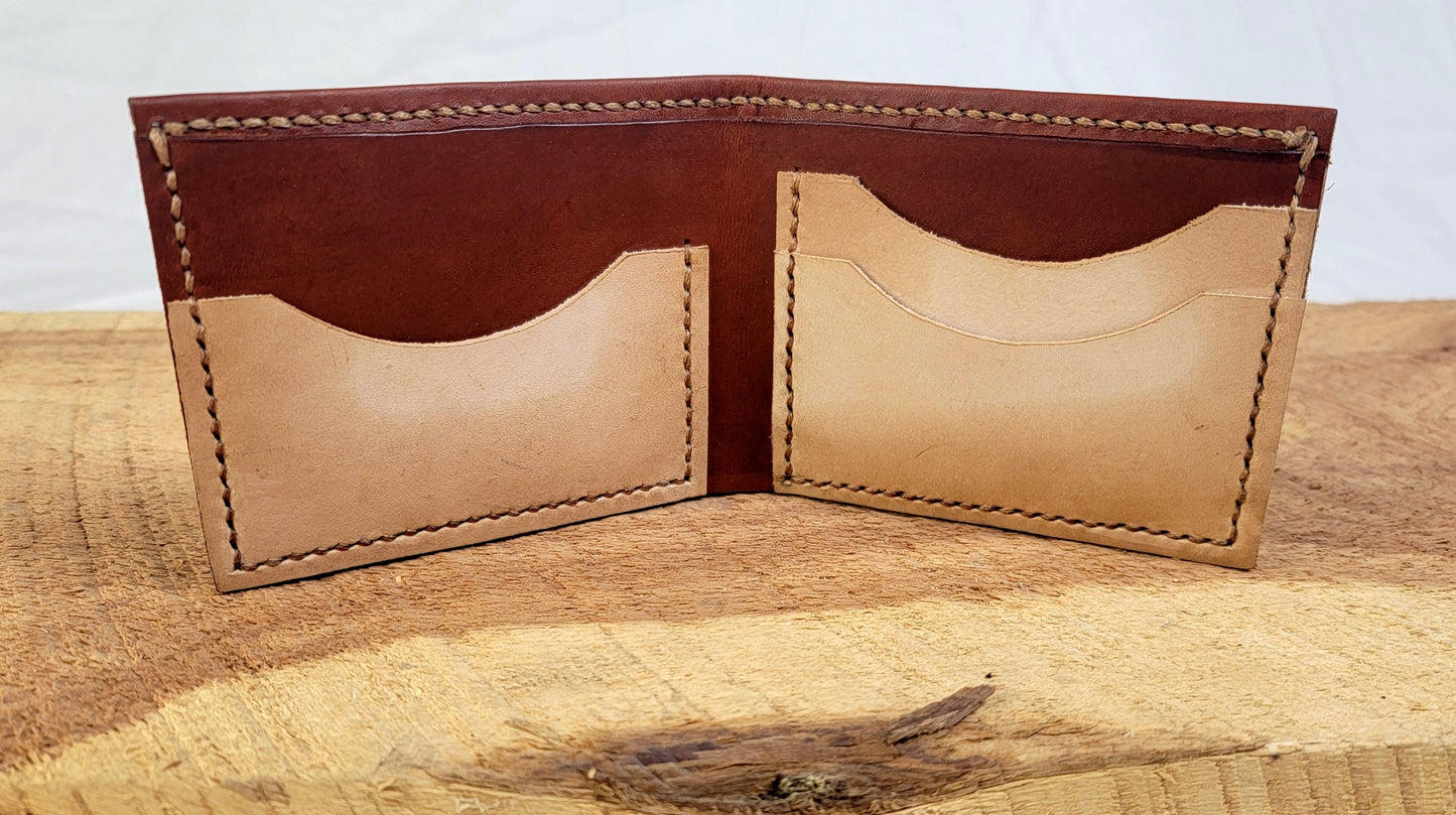 Handmade Veg-tan Leather Wallet