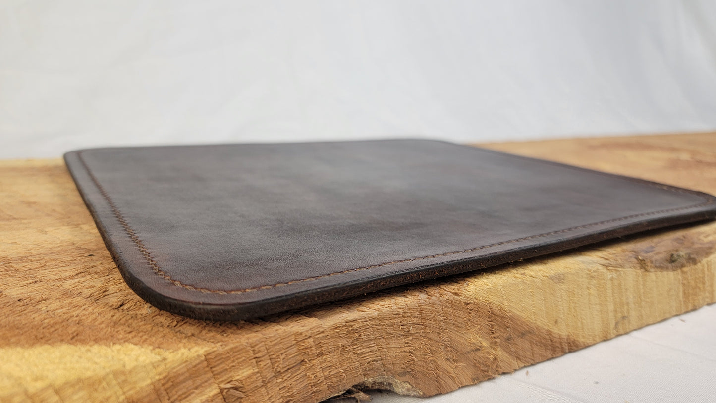 Handmade Veg-Tan Leather Mousepad