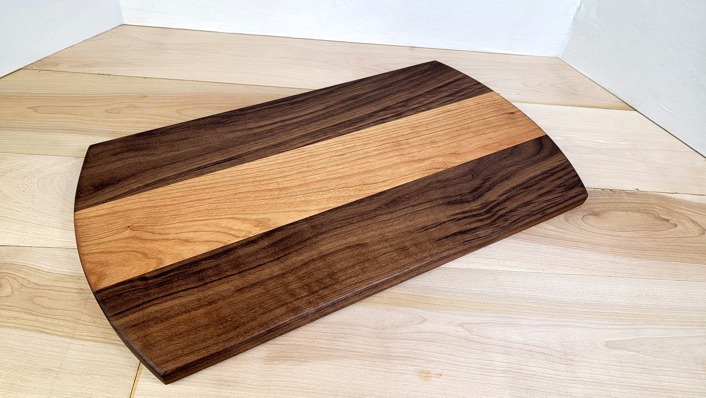 Handmade Walnut and Cherry Cutting Board