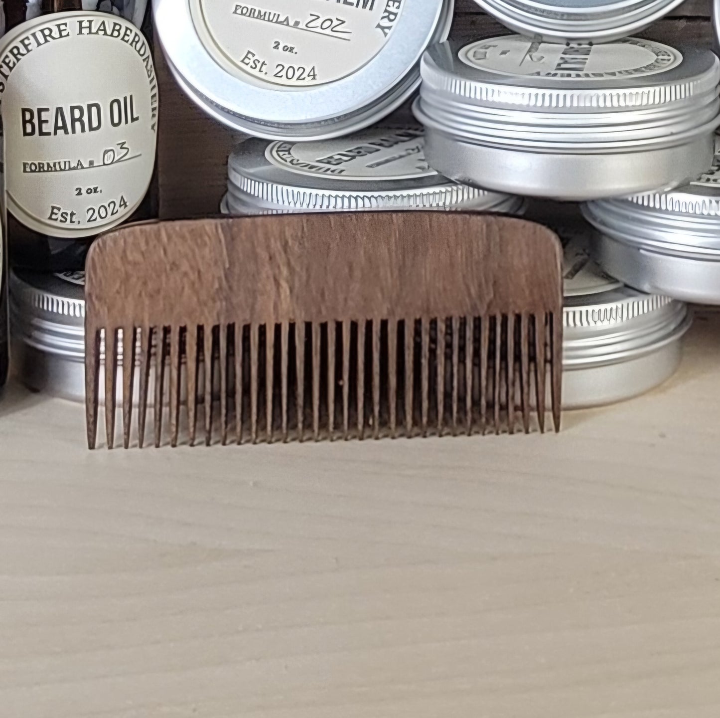 Handmade Wooden Beard Comb